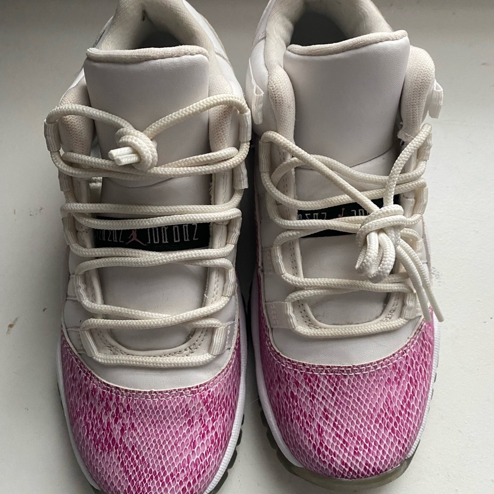 Pink Snakeskin Jordan 11 Lows 3.5Y WMNS 5